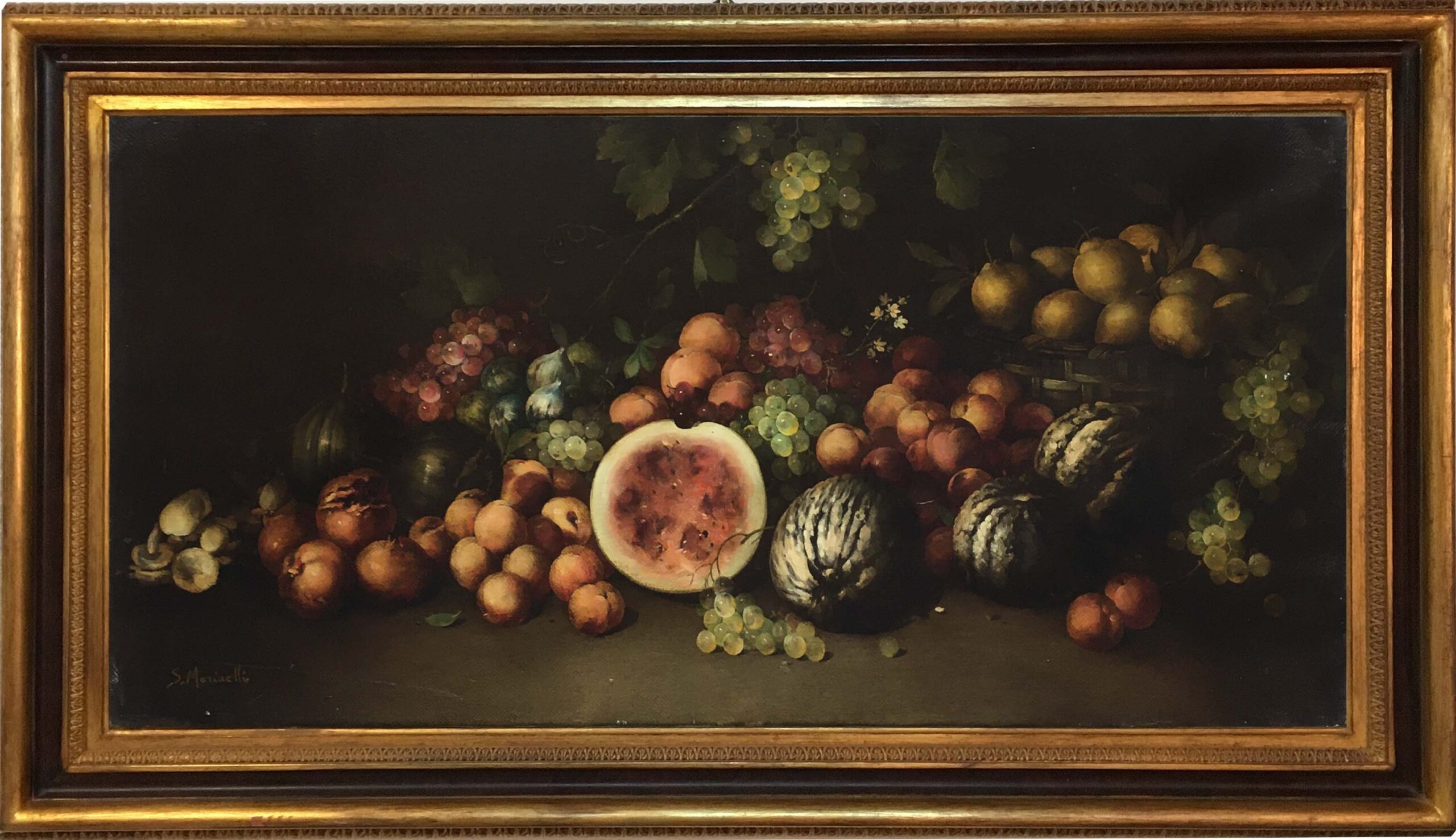 Natura morta – Olio su tela cm.50×100, Salvatore Marinelli Italia 2007_1