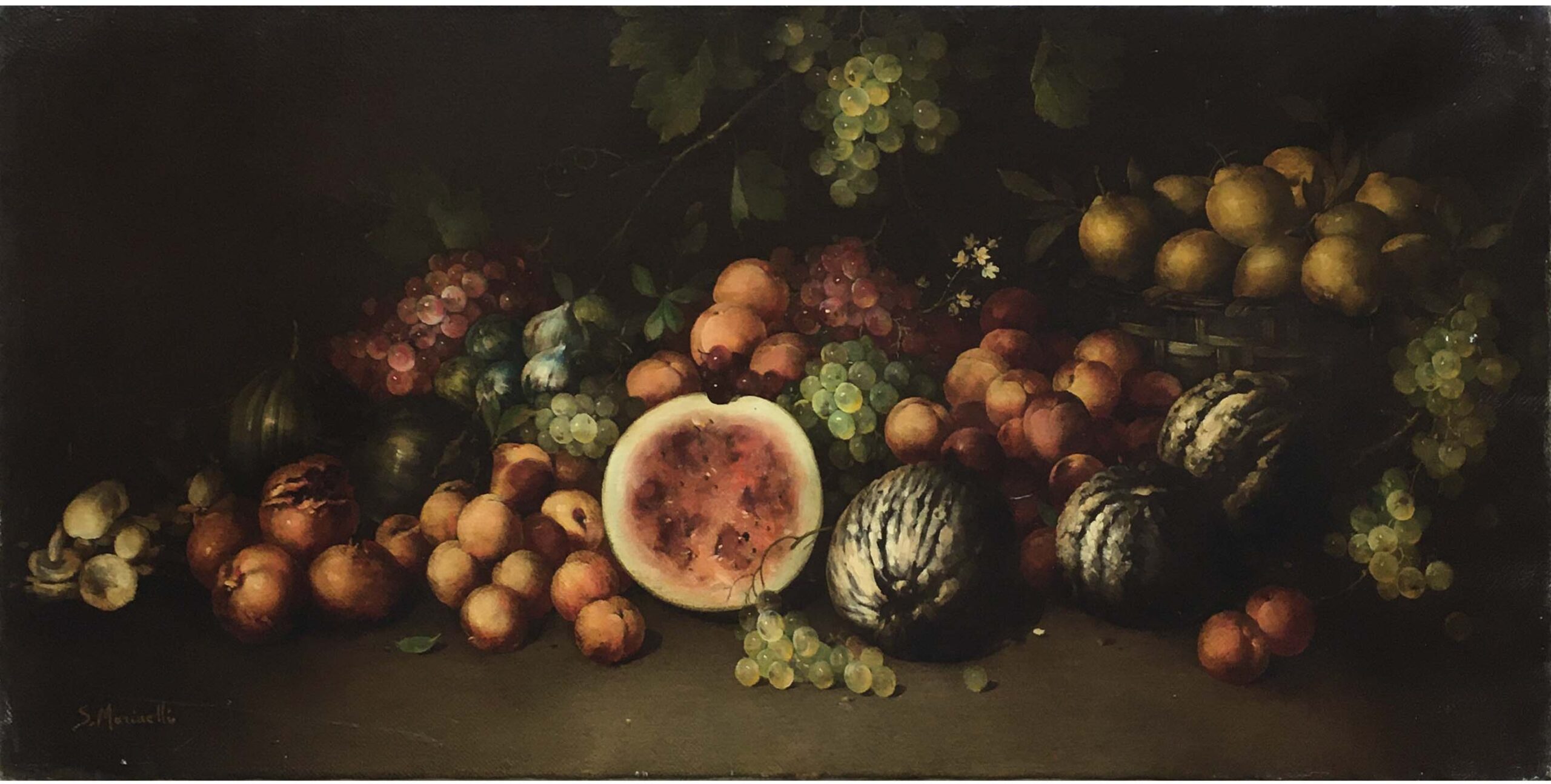 Natura morta – Olio su tela cm.50×100, Salvatore Marinelli Italia 2007_2
