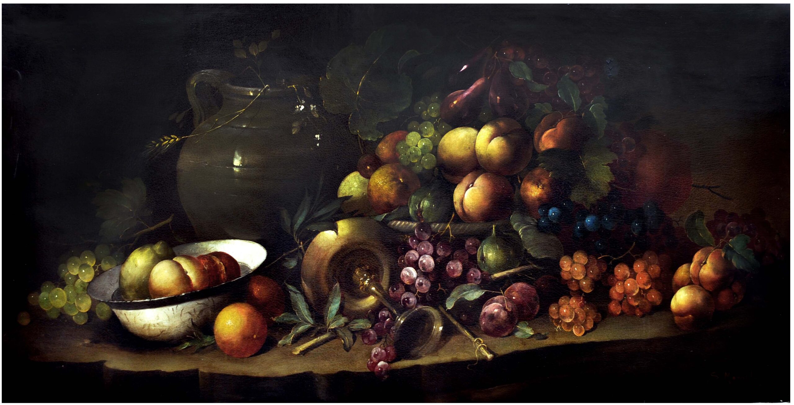 Natura morta – Olio su tela cm.60×120, Salvatore Marinelli Italia 2008_2