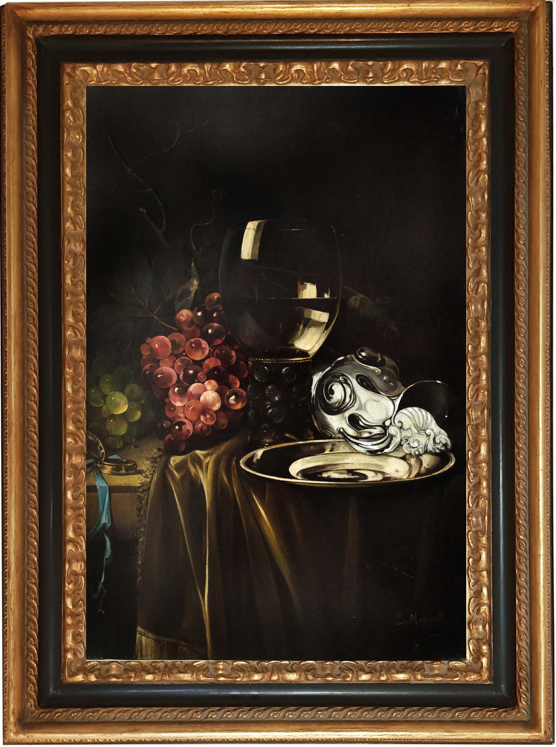 Natura morta con frutta – Olio su tela cm.60×40, Salvatore Marinelli Italia 2007_1