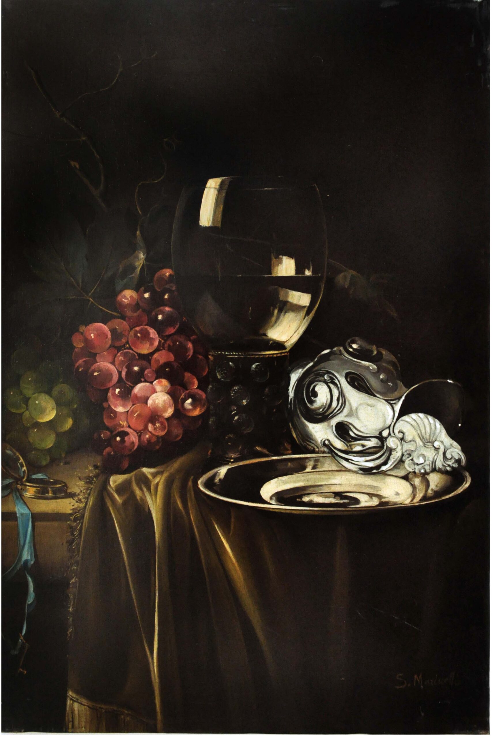 Natura morta con frutta – Olio su tela cm.60×40, Salvatore Marinelli Italia 2007_2