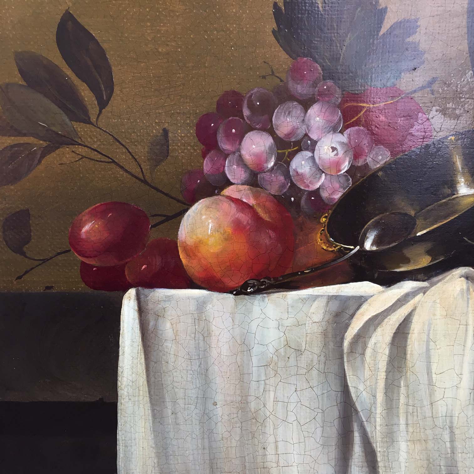 Natura morta con frutta e aragosta – Olio su tela cm.60×120, Salvatore Marinelli Italia 2018_6