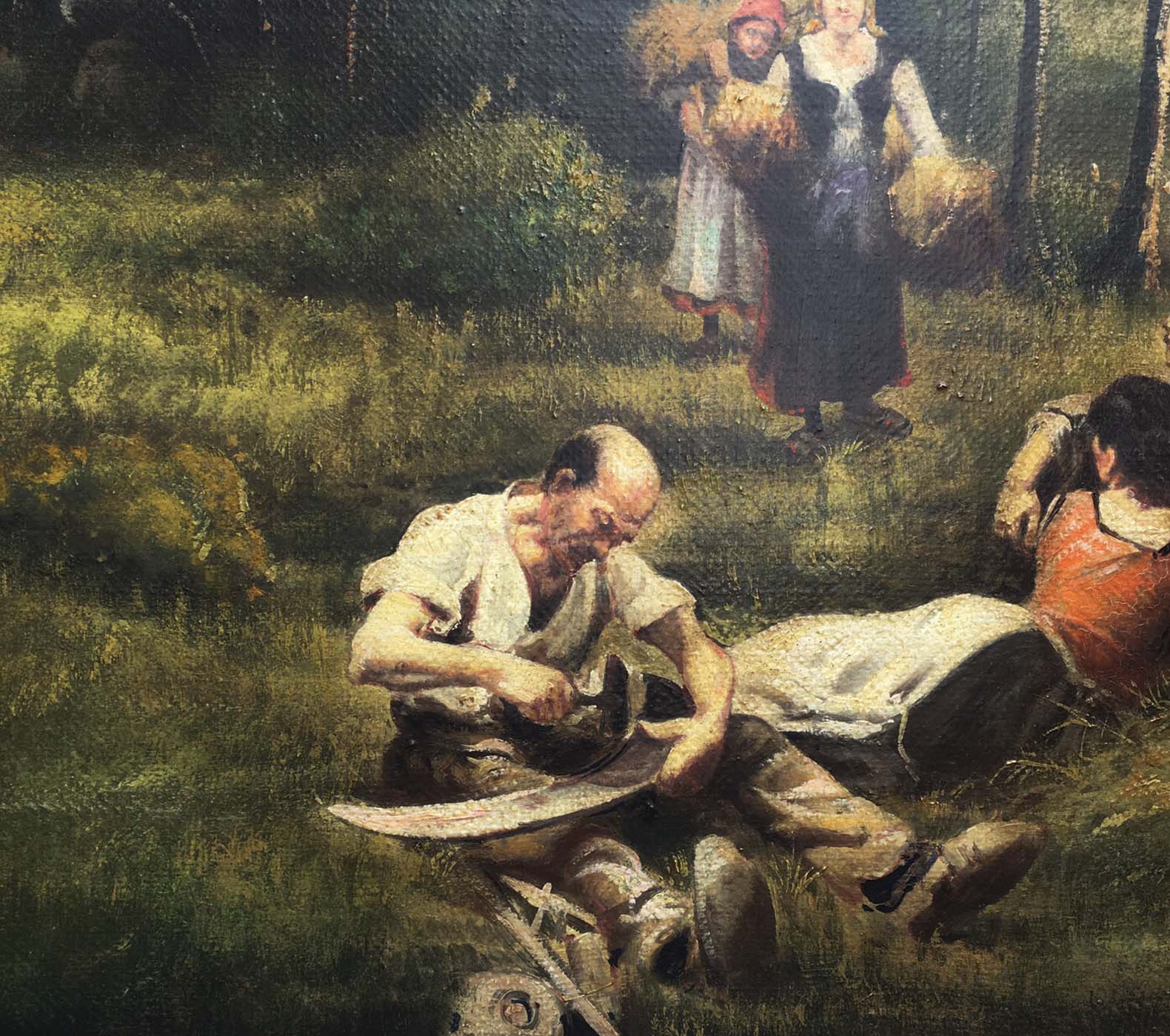 Paesaggio Campestre – Olio su tela cm.50×130, Emilio Pergola Italia 2006_3