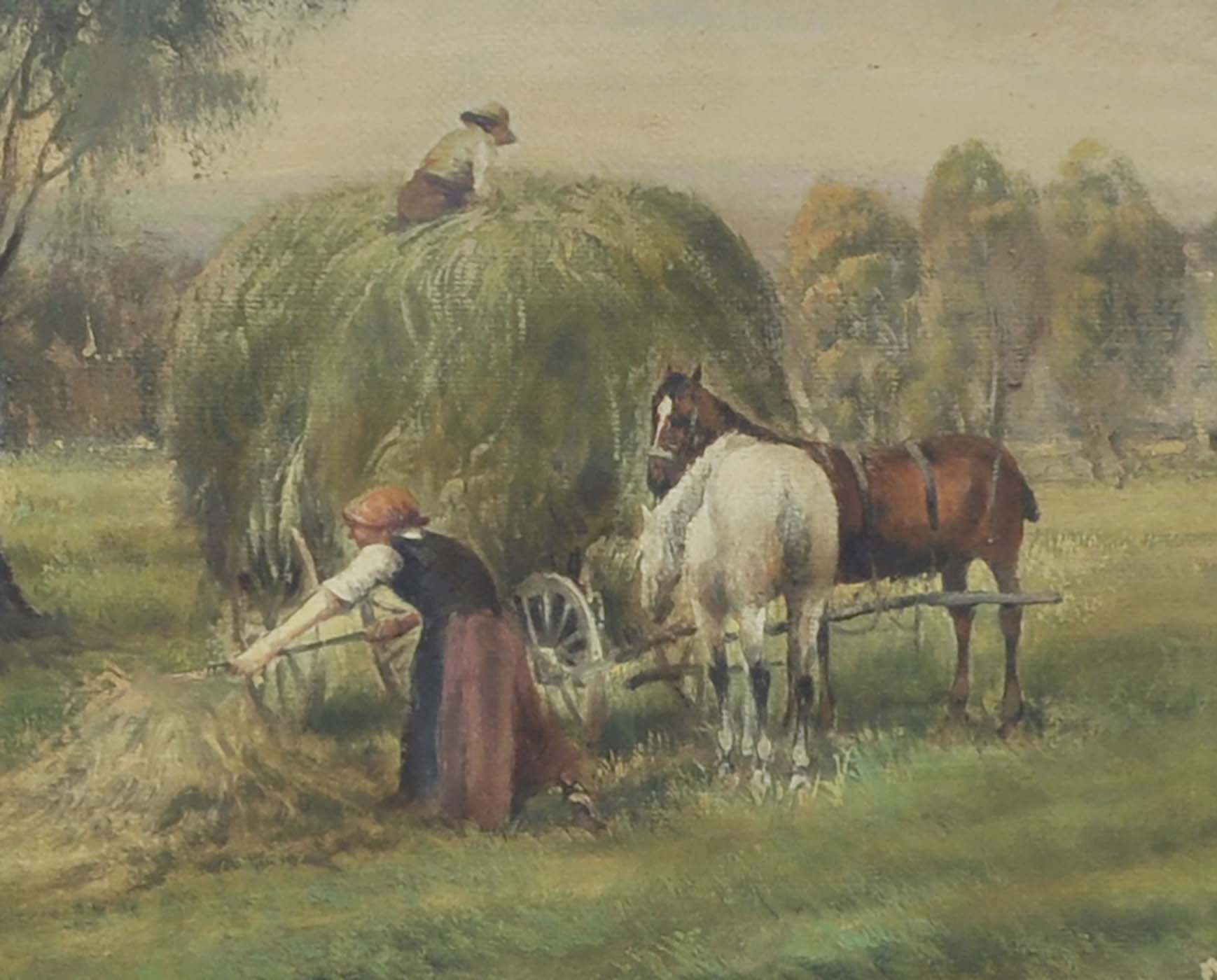 Paesaggio campestre – Olio su tela cm.50×130, Emilio Pergola Italia 2006_3