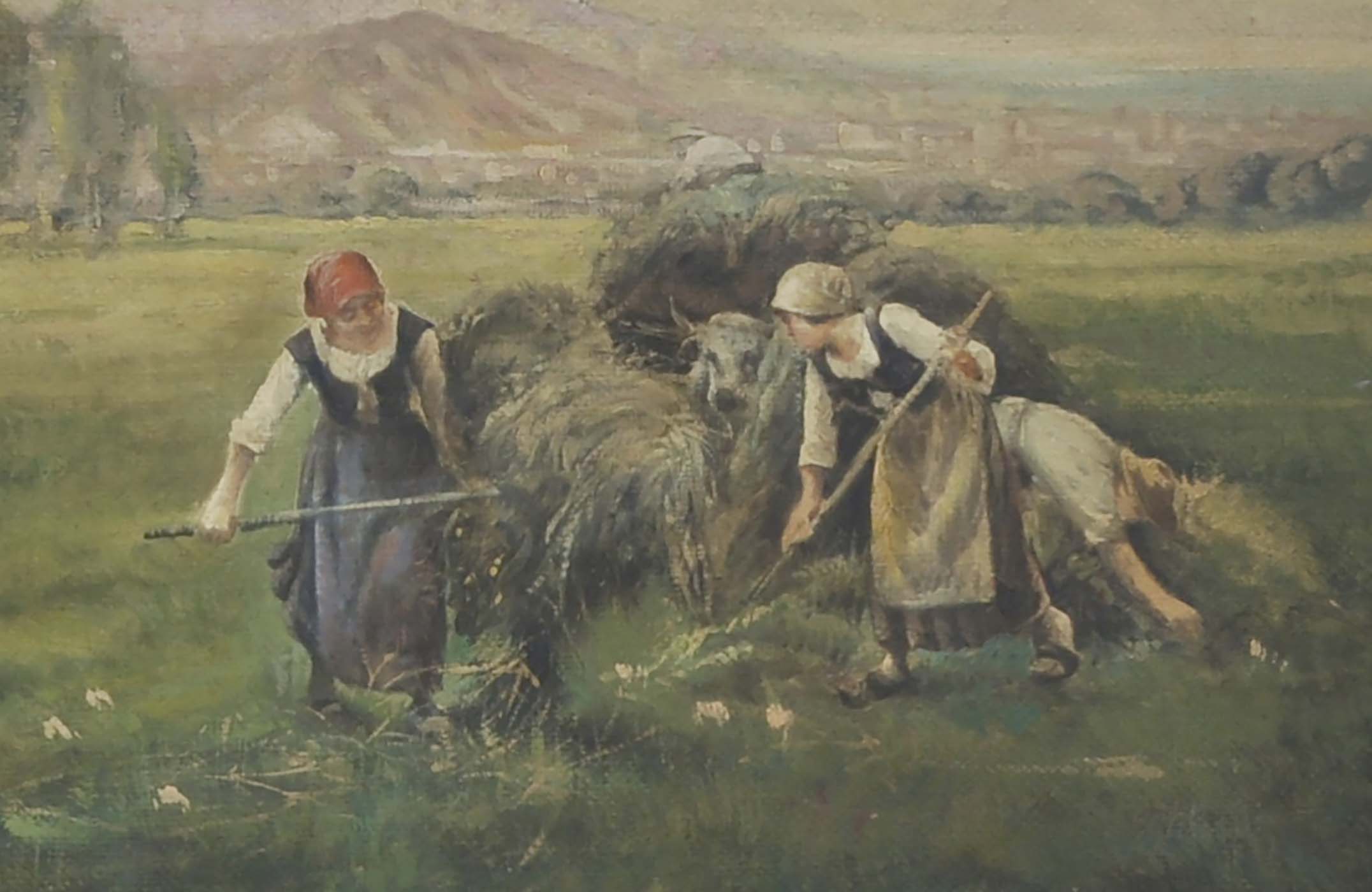 Paesaggio campestre – Olio su tela cm.50×130, Emilio Pergola Italia 2006_5