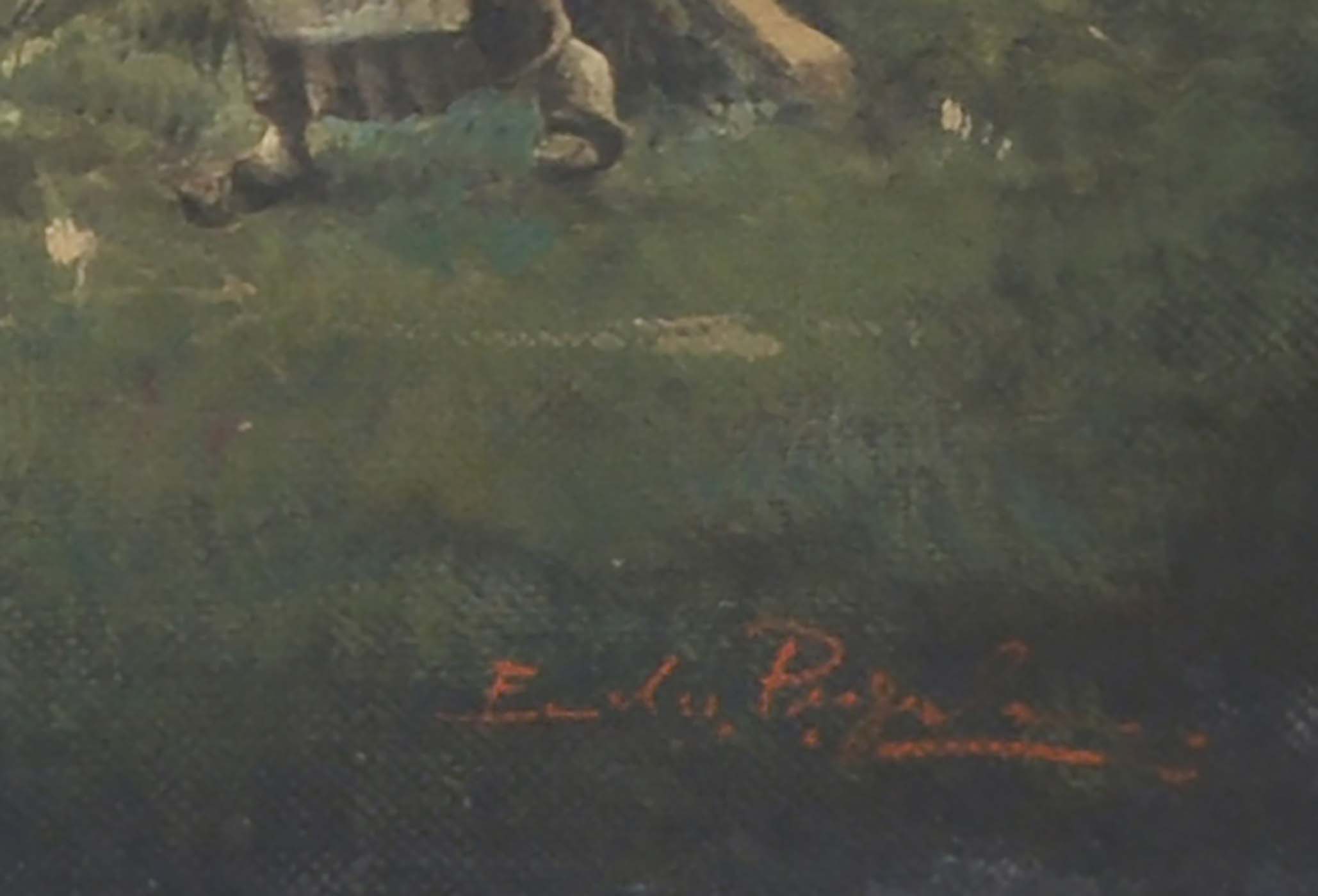 Paesaggio campestre – Olio su tela cm.50×130, Emilio Pergola Italia 2006_6