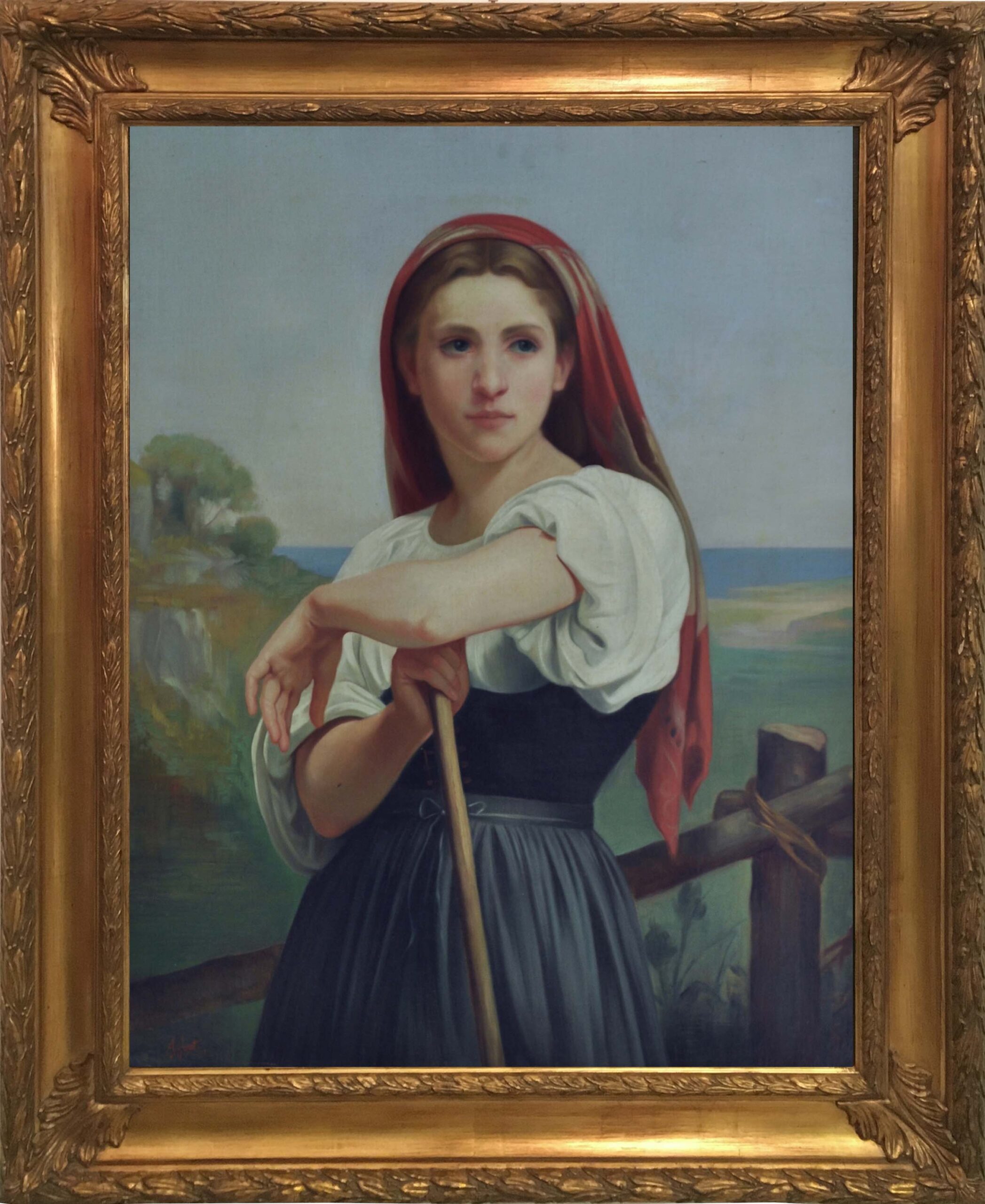 Ragazza di campagna – Angelo Granati Italia 2011 – Olio su tela cm. 90 x 70_2