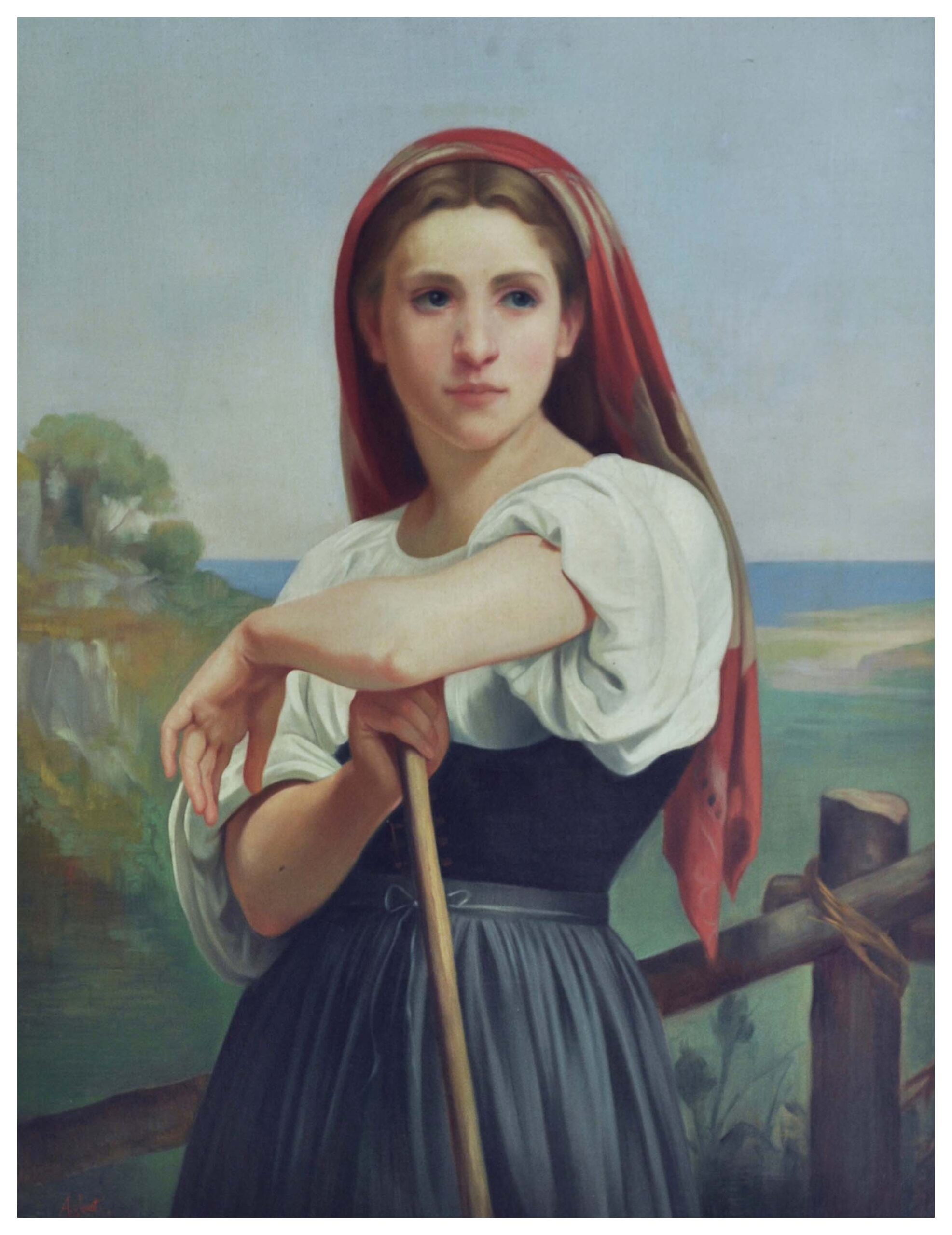 Ragazza di campagna – Angelo Granati Italia 2011 – Olio su tela cm. 90 x 70_3