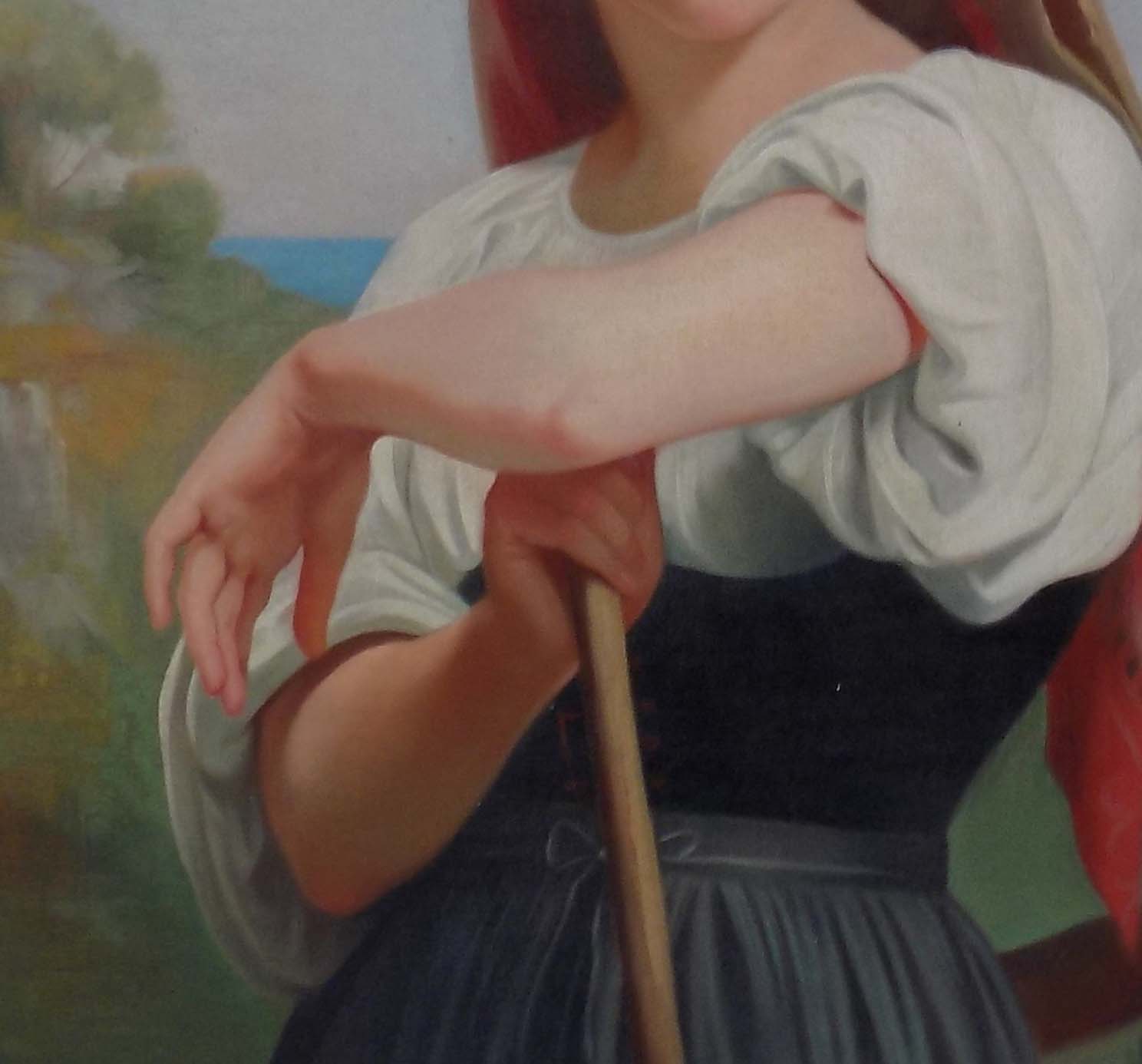 Ragazza di campagna – Angelo Granati Italia 2011 – Olio su tela cm. 90 x 70_5