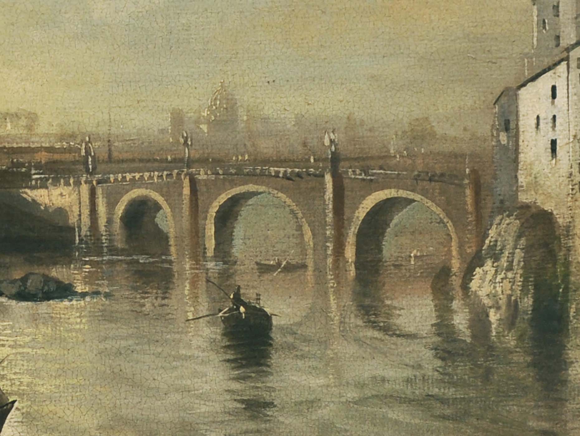 Roma – Olio su tela cm.40×80, Ettore Ferrante Italia 2004_4
