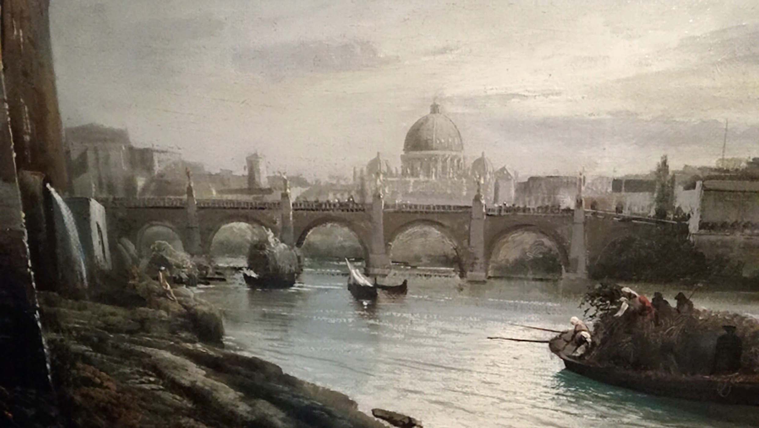 Roma – Olio su tela cm.45×95, Ettore Ferrante Italia 2002_3