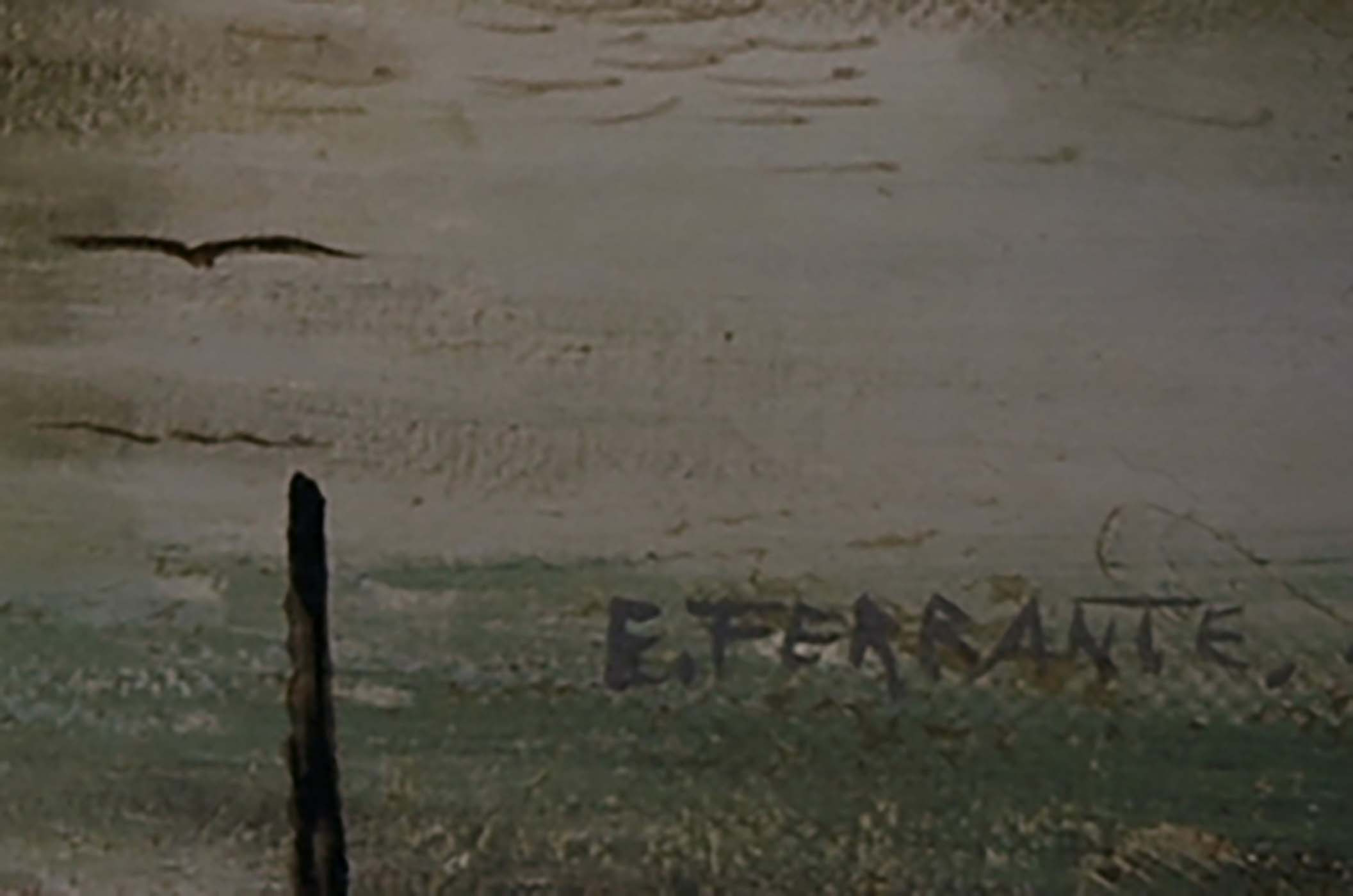 Roma – Olio su tela cm.45×95, Ettore Ferrante Italia 2002_6