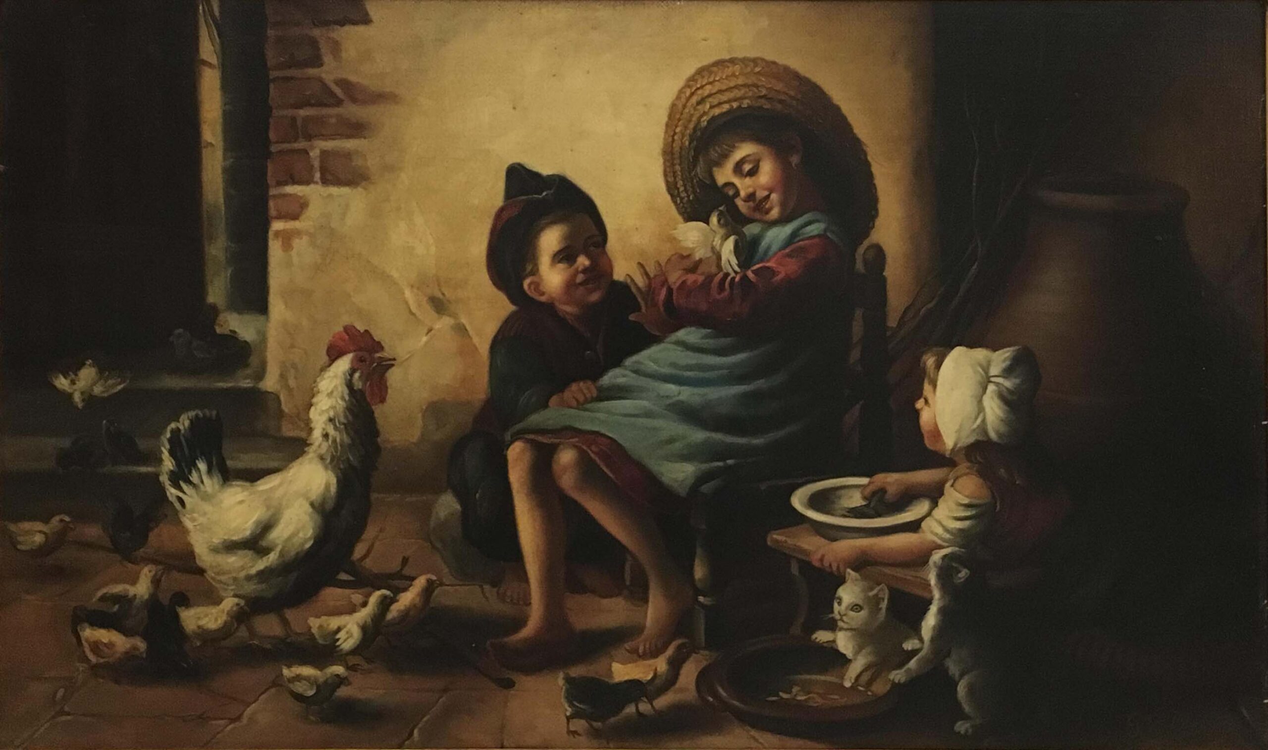 Scena Interna – Olio su tela cm.60×100 Eugenio De Blasi Italia 2005_2