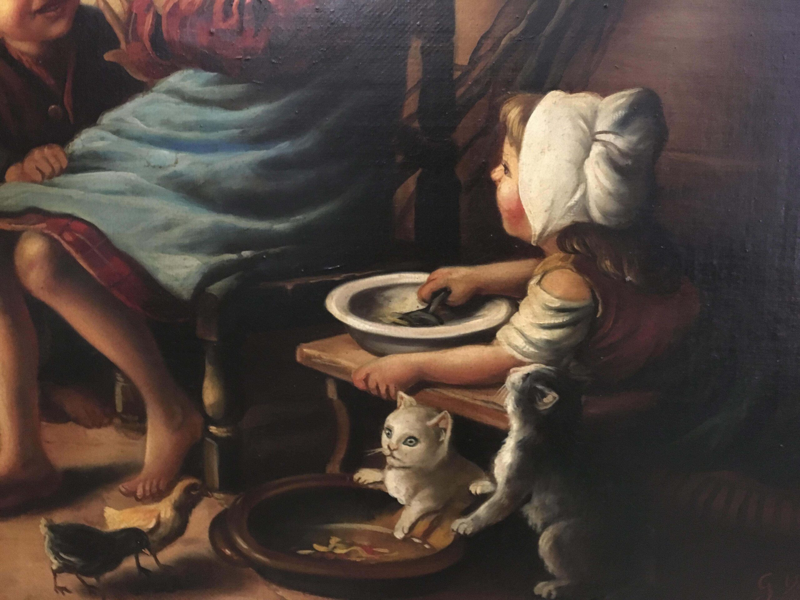 Scena Interna – Olio su tela cm.60×100 Eugenio De Blasi Italia 2005_5