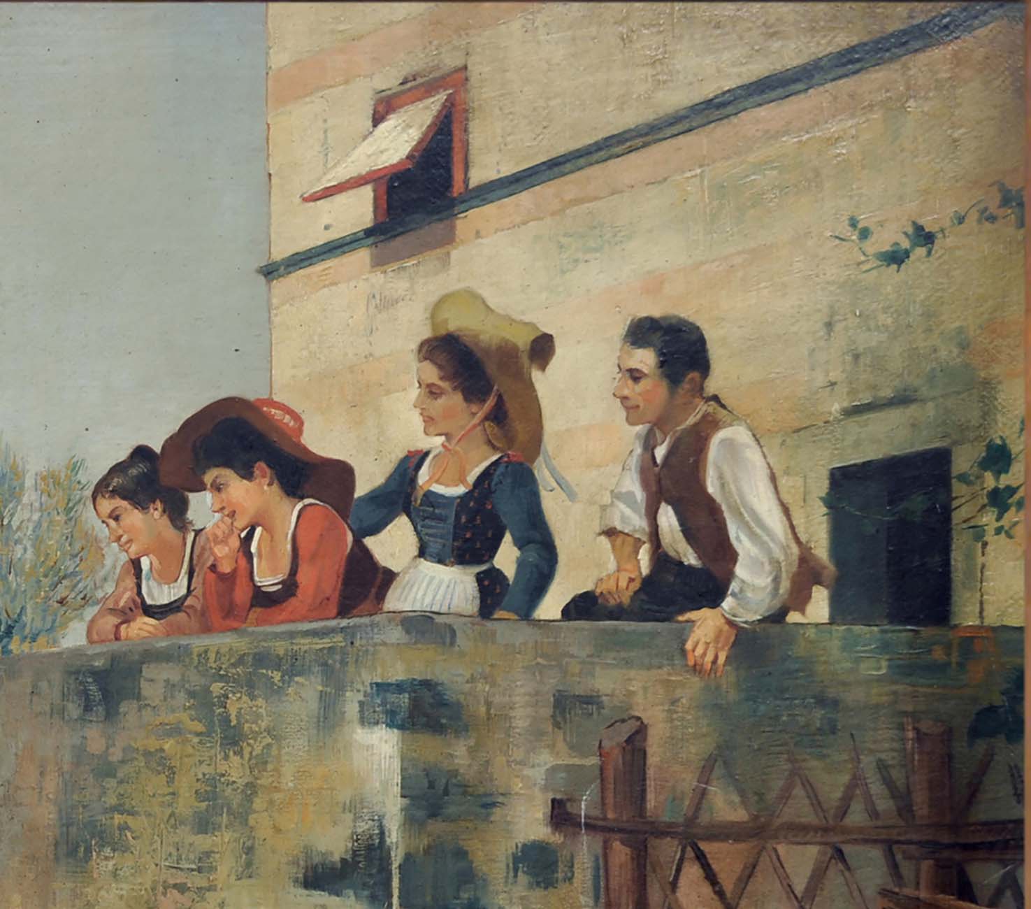 Serenata- Angelo Granati Italia 2005 – Olio su tela cm.60x90_5