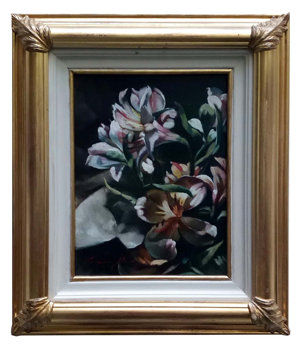 Fiori – Olio su tela cm.24×18, Francesca Strino Italia 2005_1